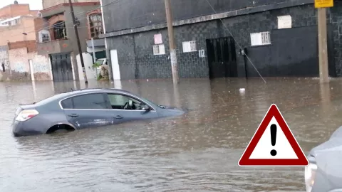 ¿Cuáles son las avenidas que se quedaron sin paso en Aguascalientes tras la lluvia hoy 16 de agosto?