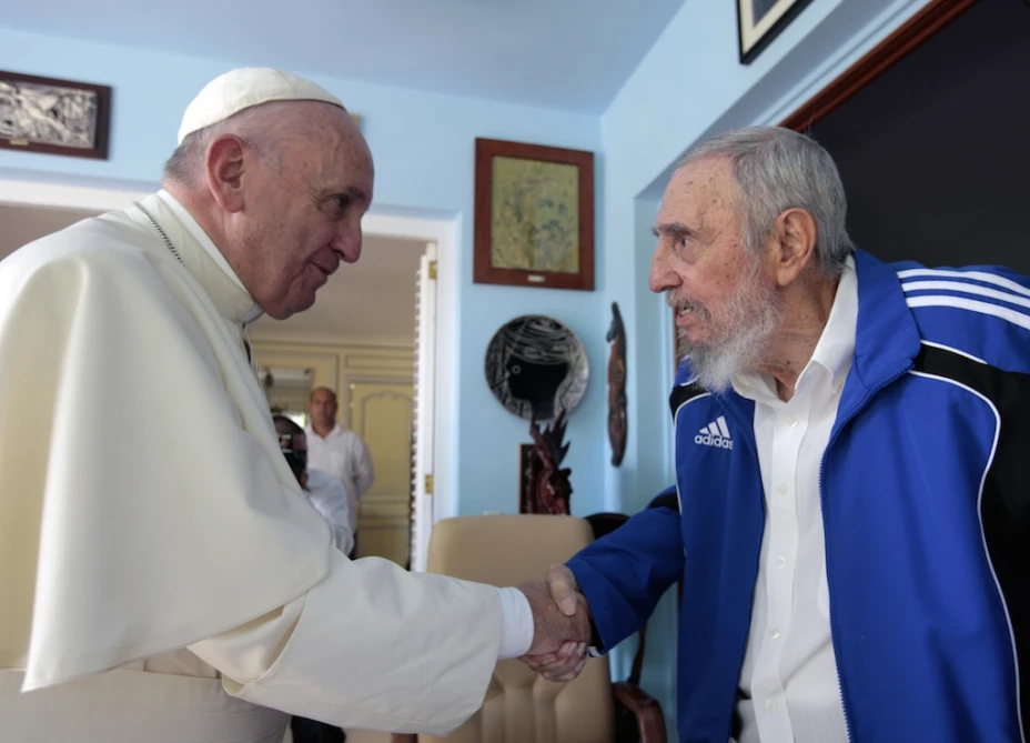 Papa Francisco y Fidel Castro se reúnen en La Habana