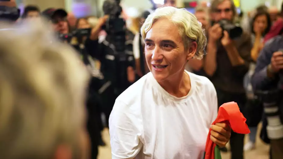 La exalcaldesa de Barcelona y activista, Ada Colau