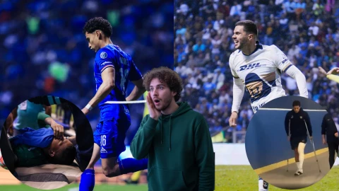 ¡De cracks! La jugada que nadie notó en el Cruz Azul vs Pumas ante las lesiones de Kevin Mier y José Juan Macías