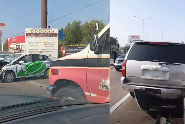 Accidente en playas de Rosarito