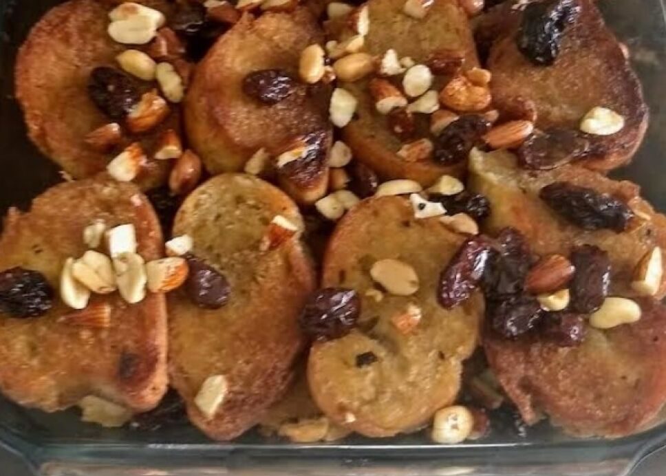 Capirotada tradicional en molde - receta