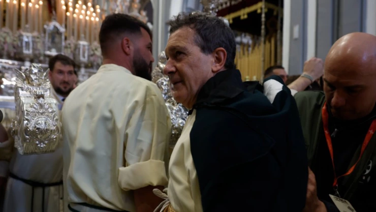 Antonio Banderas como mayordomo en Semana Santa de Málaga este 2026