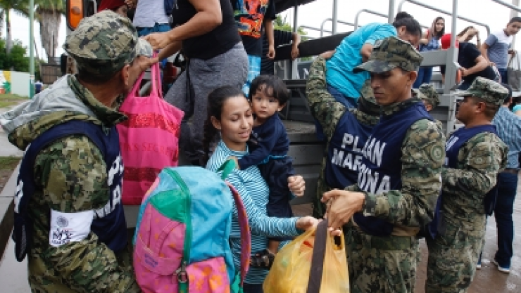Marina evacuación Sinaloa Willa