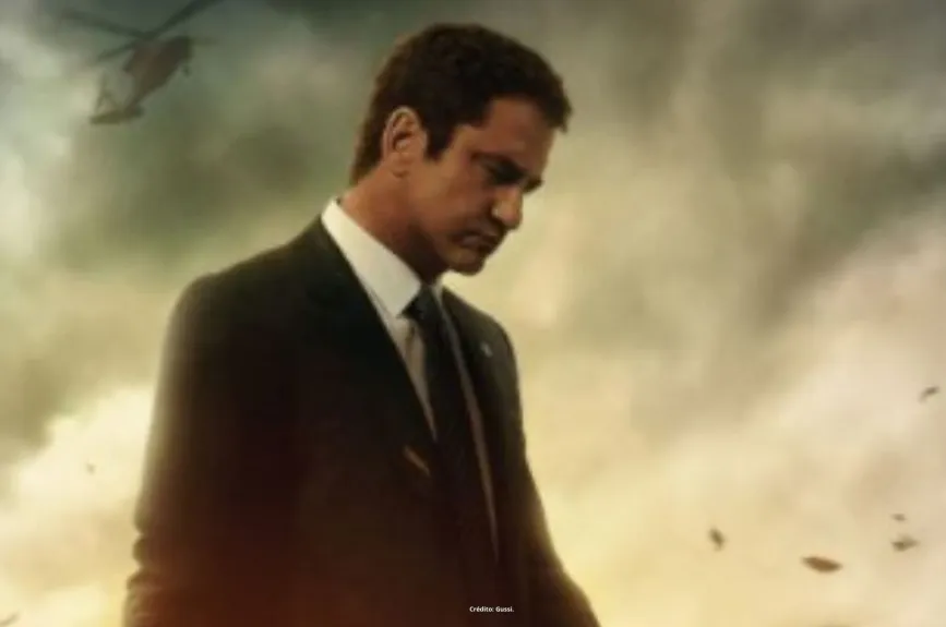 Escenas de la película Agente Bajo Fuego con el actor Gerard Butler con el personaje de Mike Banning. | Estreno Platinum por Azteca 7.