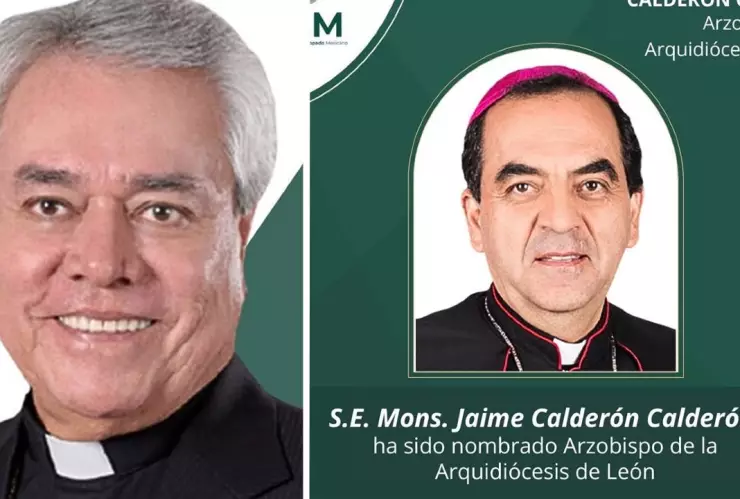 Jaime Calderón Calderón, nuevo arzobispo de León, Guanajuato.