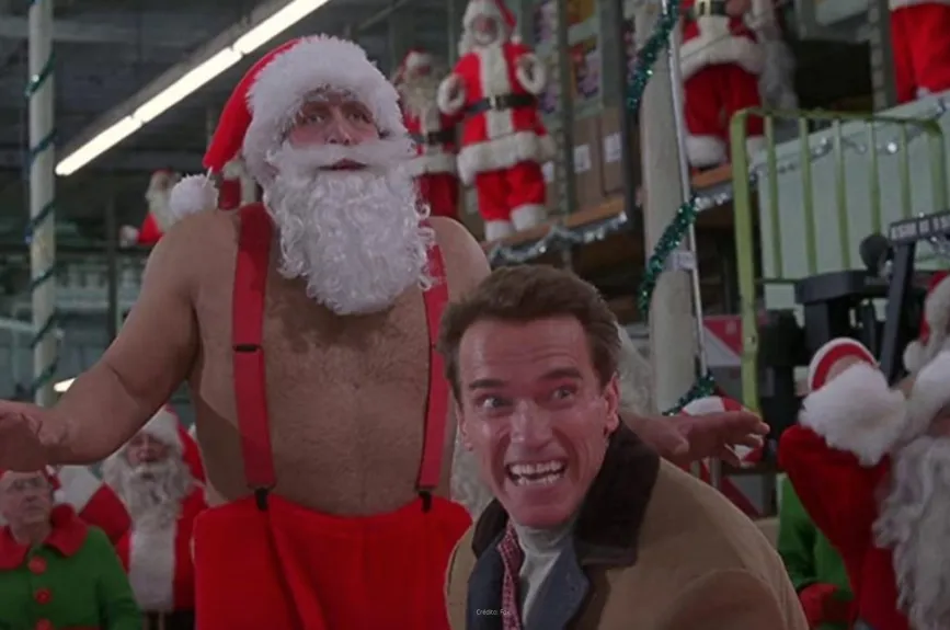 Escena de la película ‘El Regalo Prometido’ (Jingle All The Way) por Azteca 7.