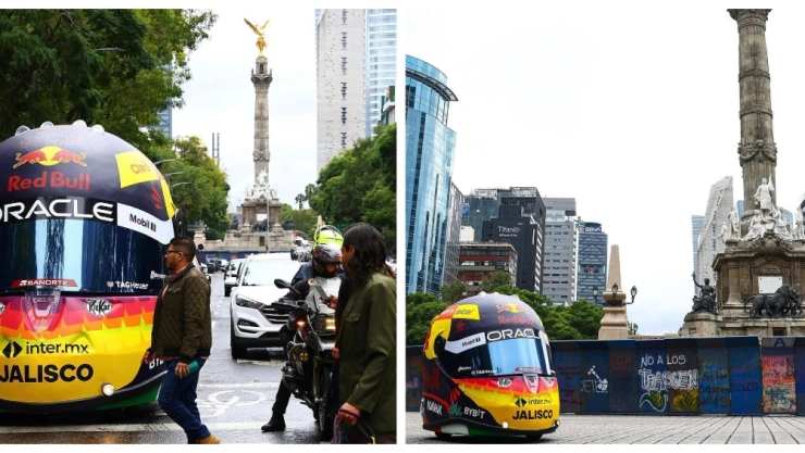 GP de México 2023 Presentan diseño que usará Checo Pérez en su casco del GP de México 2023