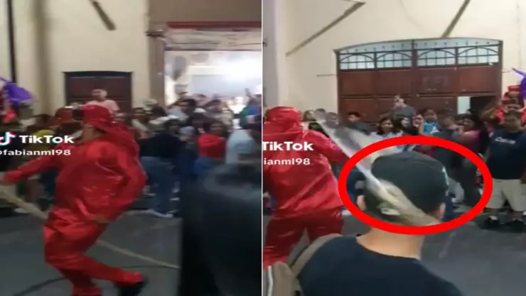 Semana santa latigazo del diablo