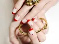 39 ideas de uñas rojas para Navidad