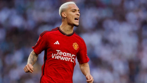 Antony, delantero del Manchester United