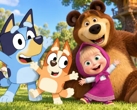 4 episodios de Bluey y Masha y el Oso para hablar con tus hijos sobre la prevención y seguridad