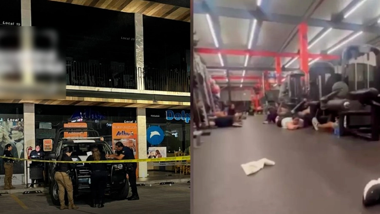 Balacera gimnasio Tlajomulco