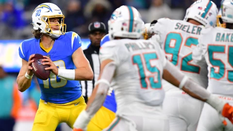 Justin Herbert, quarterback de los Chargers