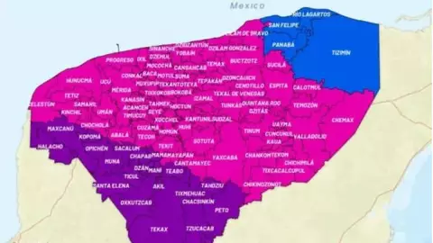 Lista de los 20 municipios que SUFRIRÁN más lluvias por el Huracán Beryl en Yucatán