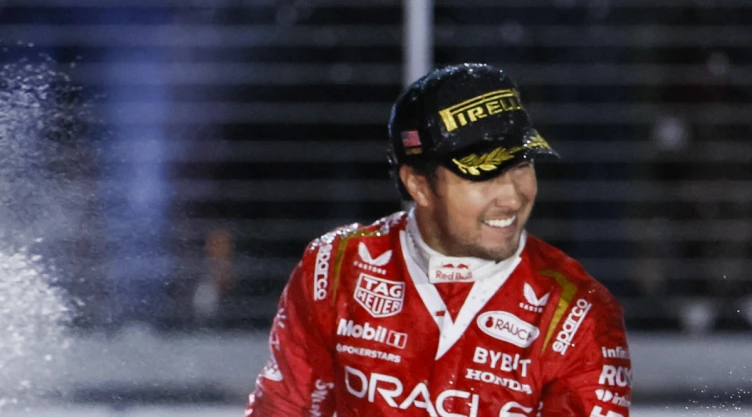 Checo Pérez en el Gran Premio de Las Vegas