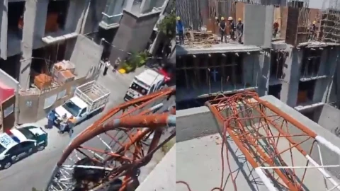 Muere trabajador tras colapso de torre de comunicaciones en la Magdalena Contreras, CDMX