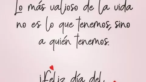 Imagen con frase para el Día del Amor y la Amistad