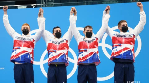 EQUIPO 4 X 200 DE GRAN BRETAÑA