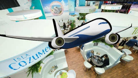 Mayor conectividad aérea y convenciones turística, primeros logros en Fitur 2025_ Mara Lezama