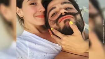 Eva Luna y Camilo posan felices..jpg