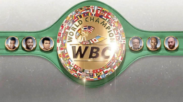 Cinturon del cmb Mayweather