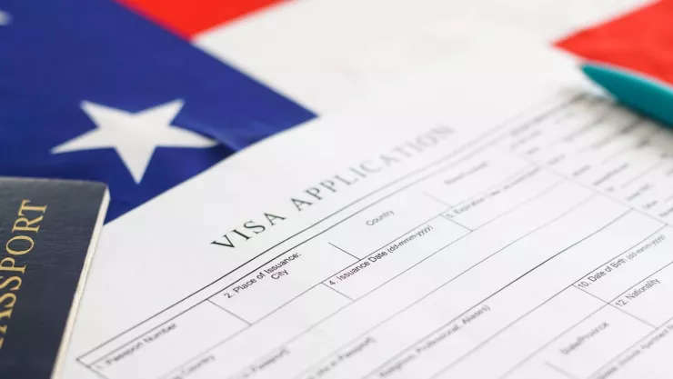 Aplicación de visa en Estados Unidos