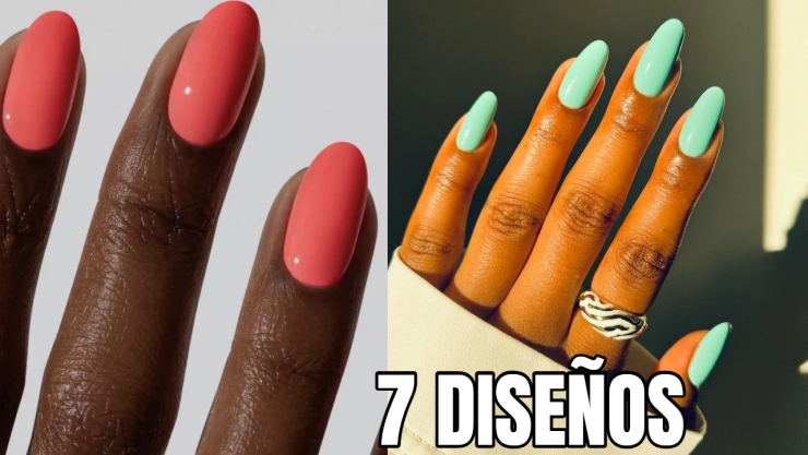 7 diseños de uñas que son hermosos y pueden usar las mujeres morenas en marzo 2026