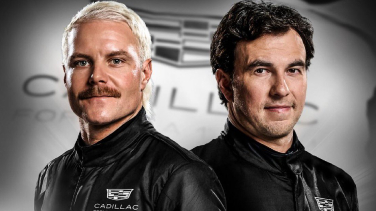 Valterri Bottas y Checo Pérez