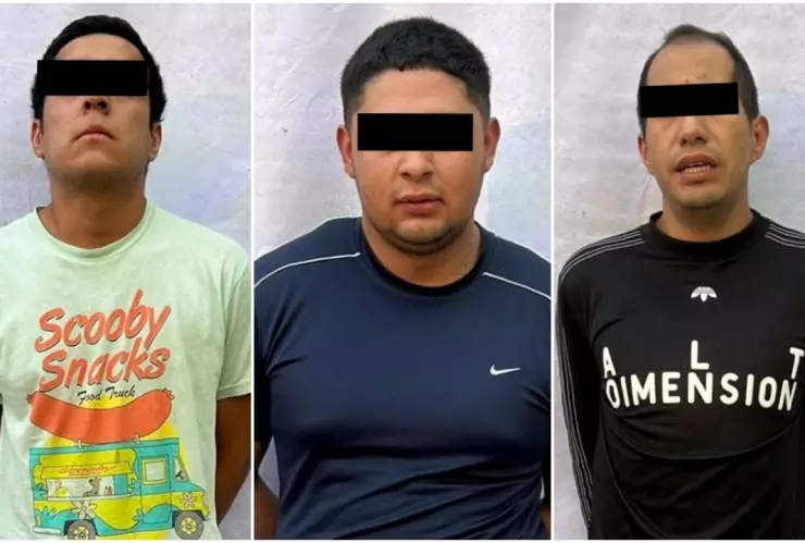 Presuntos integrantes de La Unión Tepito.