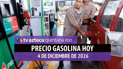 ¡Para arrancar la semana! Precio de la gasolina HOY 4 de enero de 2026 en Quintana Roo