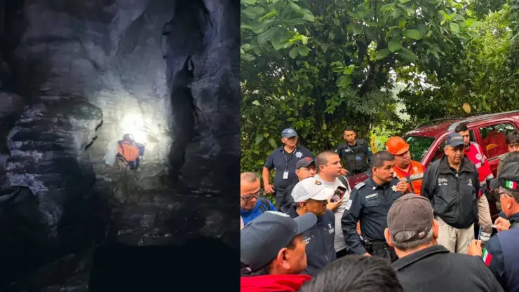 Muere turista tras quedar atrapado en gruta de Cuetzalan, Puebla; aún hay desaparecidos