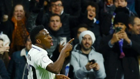 Vinicius le baila al Atlético de Madrid con el Real Madrid Cuartos de Final Copa del Rey
