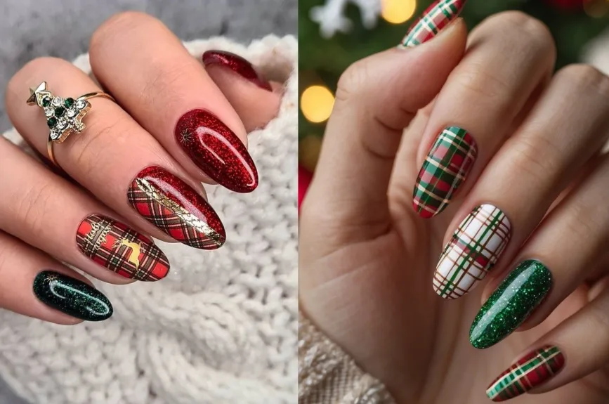 No importa cómo sean tus uñas: estos diseños de Navidad harán lucir tus manos como nunca.