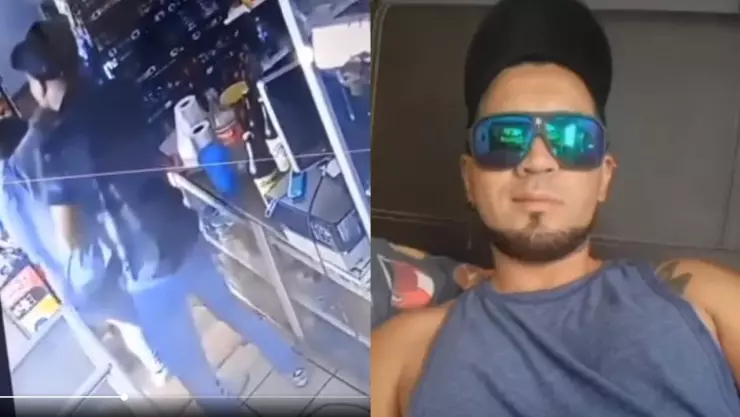 San Luis Potosí tienda de abarrotes hombre golpea a menor de edad
