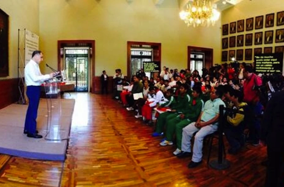 El mandatario oaxaqueño reconoció ‘la humildad y el ánimo triunfador’ de los jugadores