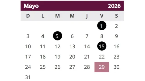 Calendario SEP: ¿Hay clases este viernes 29 de mayo 2026?
