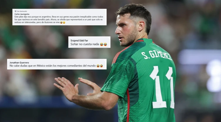 Afición argentina se burla de Santi Gimenez