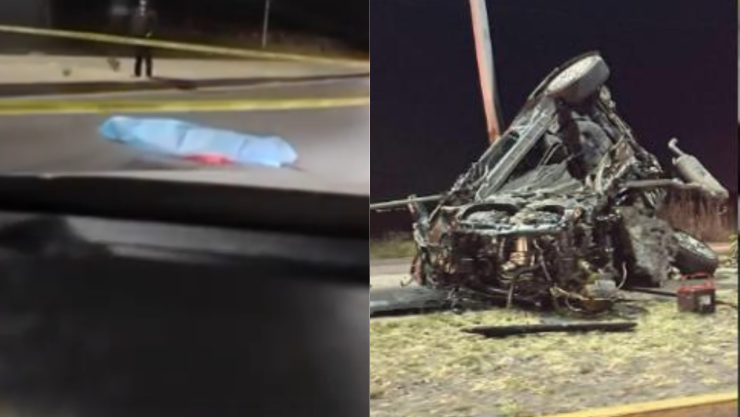 Accidente en carretera Juárez