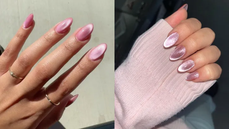 uñas rosas