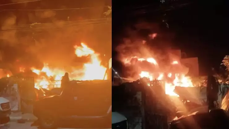 ÚLTIMA HORA: Se registra FUERTE incendio en Playa del Carmen HOY 8 de noviembre (VIDEO)