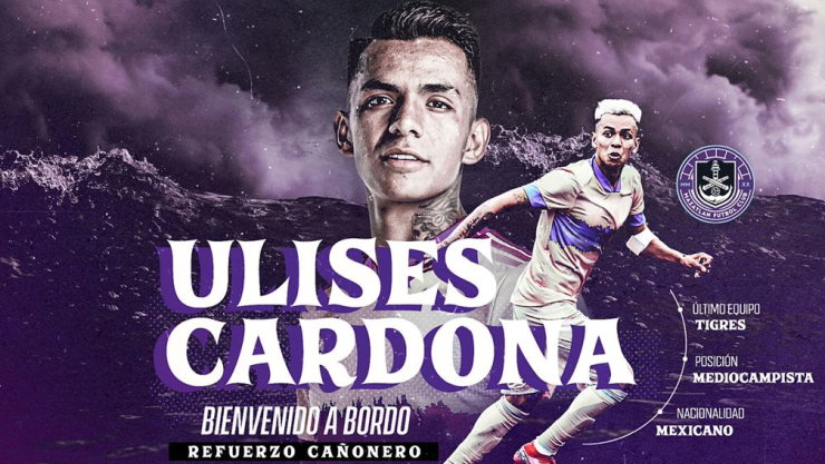 Ulises Cardona nuevo jugador del Mazatlán F.C.