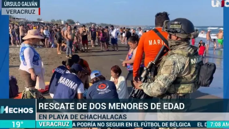 Menores en Playa de chachalacas