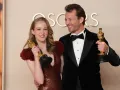 Victoria Warmerdam y Trent recibieron el Oscar a Mejor Corto en Acción Real, por ‘I’m Not a Robot’. | Foto: Jeff Kravitz/FilmMagic.