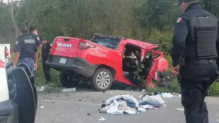 Accidente carretero en la Mérida-Motul resulta letal