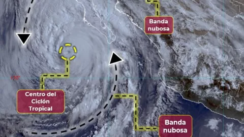 Huracán Hilary se debilita a categoría 3; dónde se ubica hoy