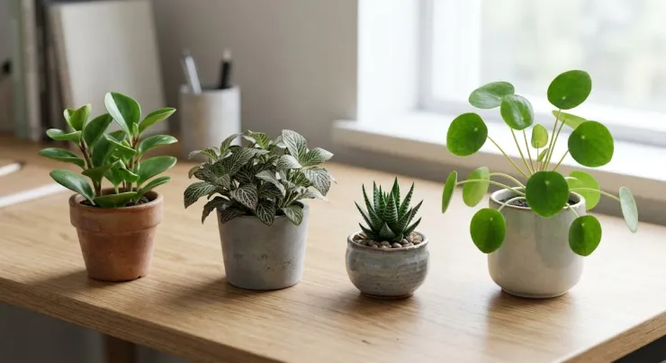 Plantas pequeñas para escritorio