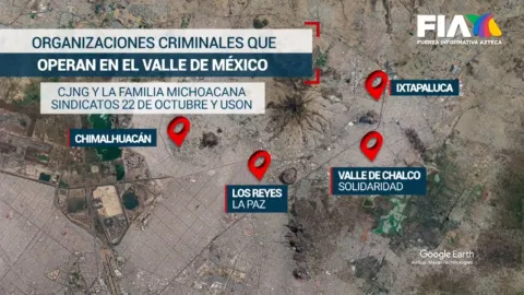 Las organizaciones criminales que operan en CDMX y Edomex, donde extorsionan por agua