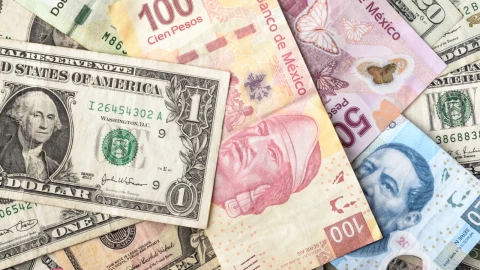 Peso mexicano frente al dólar