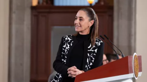 Ma&ntilde;anera Sheinbaum hoy 11 de febrero.